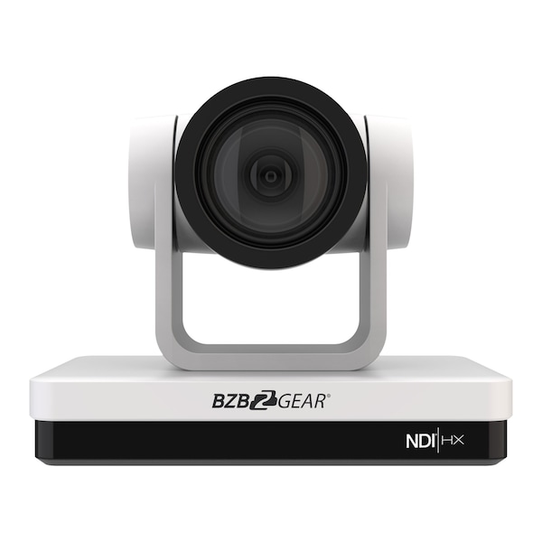 Bzbgear Universal 1080P FHD PTZ 30X NDI/HDMI/SDI/USB 3.0 RS232/485 Live Streaming Camera White BG-UPTZ-ND30X-W - main